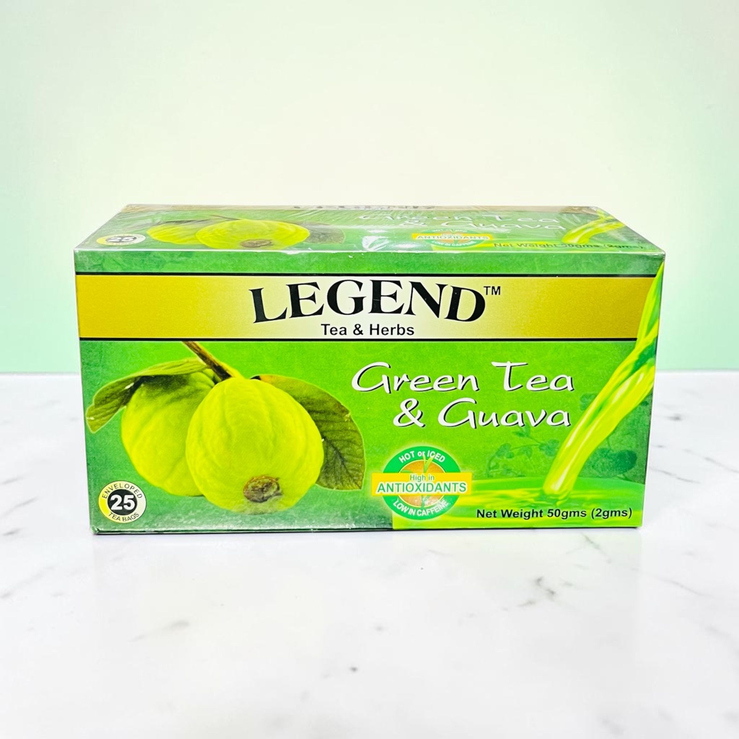  LEGEND GREEN TEA &AMP; GUAVA 50GM 